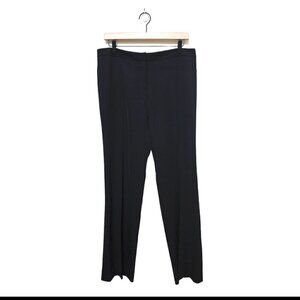 Calvin Klein Black Mid-Rise Straight Leg Dress Pants Sz 6